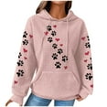 thumbnail image 1 of Hoodie for Women Winter Tops Christmas Sweaters 2024 Clearance Long Sleeve Tunic Womens Crewneck Sweatshirt Fashionable Women's Printed Pullover Round Neck Top, 1 of 4