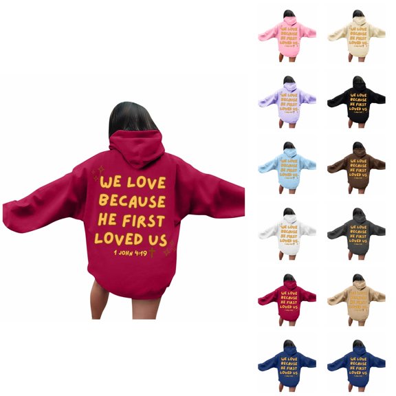 Hoodie Womens Hoodie Oversized Sweatshirt Casual Lightweight Zip Up Hoodie Outfit Women's Letter Print Hoodies Long Sleeved With Pockets Hoodie
