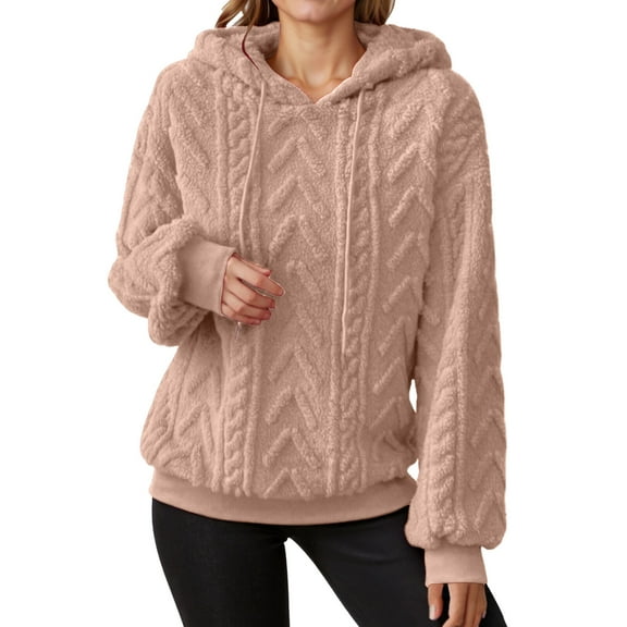 Hoodie Womens Khaki Hoodies for Women Long Sleeve Women Pullover Hoodie Cute Hoodie L