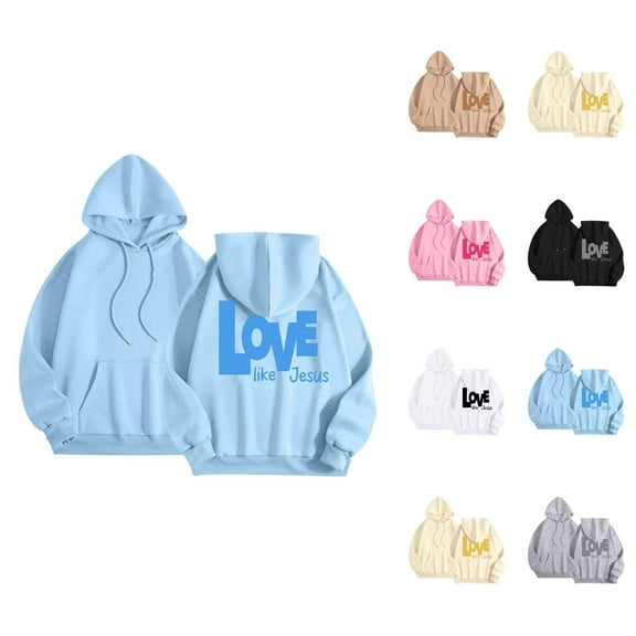 Hoodie Womens Oversized Sweatshirt Casual Lightweight Zip Up Women Hooded Long Sleeve Graphic Print Pullover For Men Comfortable Everyday Wear Spring Fall Fashion