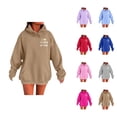 thumbnail image 1 of Hoodie Womens Sweatshirt Oversized Hoodie Lightweight Hoodie Casual Zip Up Women Women's Casual Fashion Print Hooded Long Sleeved Hoodie With Pocket Top, 1 of 6