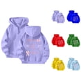 thumbnail image 1 of Hoodie Womens Sweatshirt Oversized Hoodie Women Casual Lightweight Cropped Zip Up Women's Casual Zip Up Hoodie With Bow Print Pullover Sweatshirt, 1 of 4