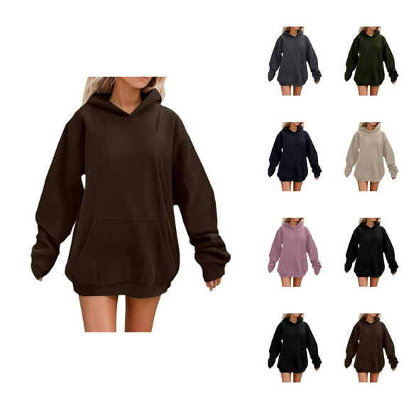 Hoodie Womens Sweatshirt Oversized Women Casual Lightweight Daily Wear Zip Women's Corduroy Style Pullover For Outing And Campus Comfortable Fall Winter Fashion