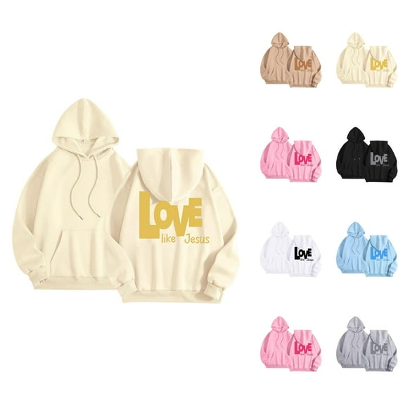 Hoodie Womens Sweatshirt Oversized Women Cropped Lightweight Daily Hooded Long Sleeve Graphic Print Pullover For Men Casual Comfortable Everyday Wear Spring Fall Fashion