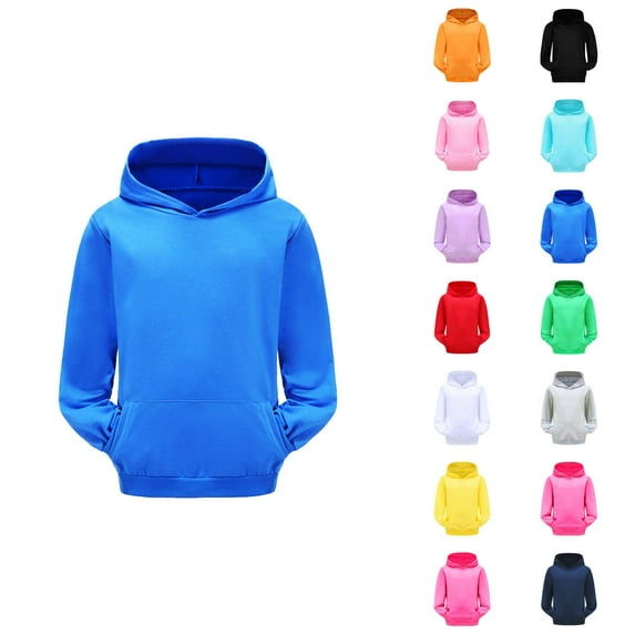 Hoodie for Girls Child Toddler Boys Girls Long Sleeve Prints Warm Hoodie Pullover Tops Boys Outfits Sweat Suit Women'S Fashion