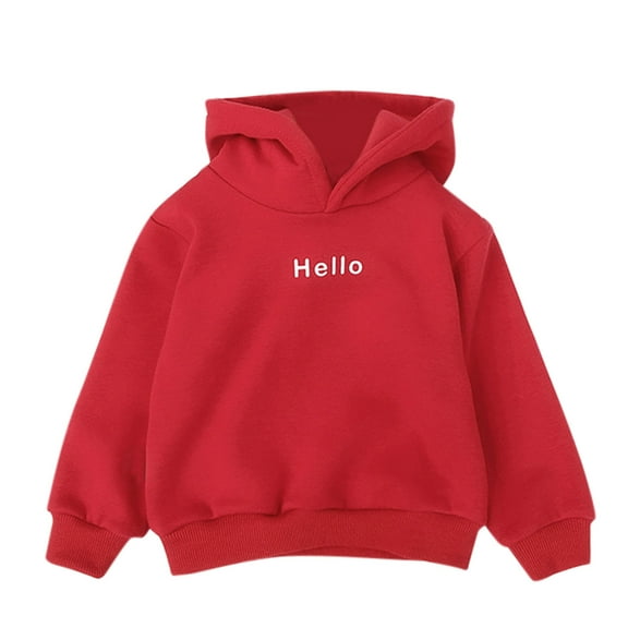 Hoodie for Girls Toddler Baby Girls Boys Letter Hoodie Sweatshirt Pullover Tops Girls' Fashion