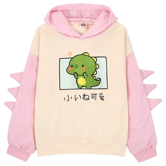 Hoodie for KIds Pink Graphic Hoodie Cute Preppy Sweatshirt Teen Girls Long Sleeve Tops With Pockets Boys Toddler Kids Novelty Fashion