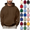 thumbnail image 1 of Hoodie for Man Casual Fashionable Long Sleeved Hooded Pocket Top Long Sleeve Hooded Pullover Sweatshirts Blouse, 1 of 5