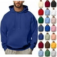 thumbnail image 1 of Hoodie for Man Casual Fashionable Long Sleeved Hooded Pocket Top Long Sleeve Hooded Pullover Sweatshirts Blouse, 1 of 6