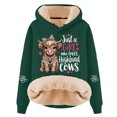 thumbnail image 1 of Hoodie for Women Highland Cattle Long Sleeve Sweatshirt Fall Casual Pullover Top, 1 of 3