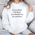 thumbnail image 1 of Hoodie for Women with Sarcastic Saying Print Casual Sweatshirt S-3XL, 1 of 4