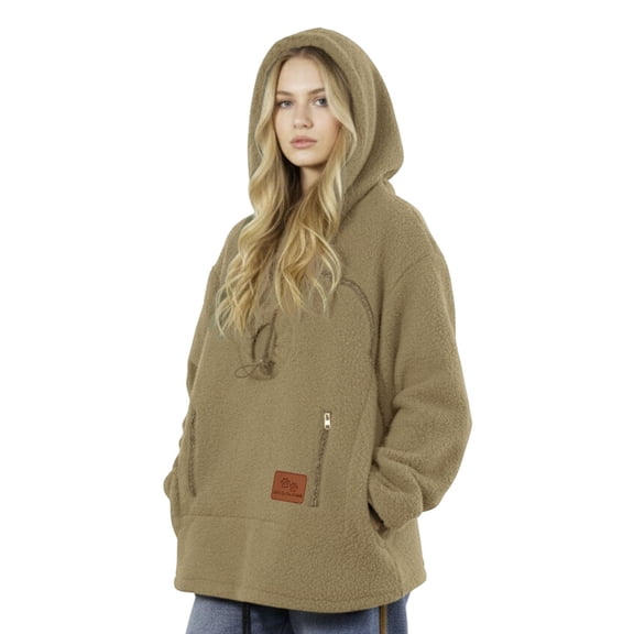 Hoodie with Cat Pouch | Pet Care Hoodie Long Sleeve Warm Fleece Fall Winter Pullover Sweatshirt with Dog Cat Pouch for Outdoor Walking