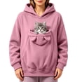 thumbnail image 1 of Hoodie with Pouch Cat Pet Holder Sweatshirts Pet Pouch Hoodie for Women Cat Dog Carrier Hoodies Carrying Pet Pocket Dog Sweatshirt, 1 of 3