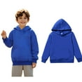 thumbnail image 1 of Hoodies Blue Hoodie Casual Long Sleeve Sweatshirts Fall Clothes Girls Sweatshirts Size 6-7 Years Boys Girls Fashion, 1 of 3