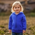 thumbnail image 1 of Hoodies Blue Zip up Hoodie Casual Long Sleeve Hoodie Sweatershirt Pullover Winter Clothes 18-24M Boys Clothes, 1 of 4