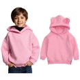 thumbnail image 1 of Hoodies Boys Hot Pink Hooded Casual Long Sleeve Sweatshirts Winter Clothes Girls Sweatshirts Size 3-4 Years Boys Girls Fashion, 1 of 9