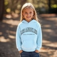 thumbnail image 1 of Hoodies for Boys Kids City Name Letter Print Sky Blue Hoodie Long Sleeve Casual Basic Pullover Sweatshirt Hoodie Warm Fall Winter Clothes Girls Tops Size 7-8 Years, 1 of 5