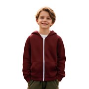 Hoodies for Boys Full Zipper Hooded Casual Long Sleeve Hoodie Sweatershirt Pullover Warm Fall Winter Clothes 7-8 Years Boy Clothes Boys Girls Fashion