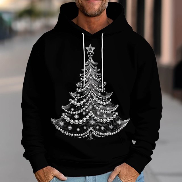 Hoodies For Men Big And Tall New Christmas/Pullover Shirts With