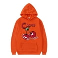 thumbnail image 1 of Hoodies For Men Cherry Pattern Long Sleeve Drawstring Mens Workout Clothing,Orange,XL, 1 of 3