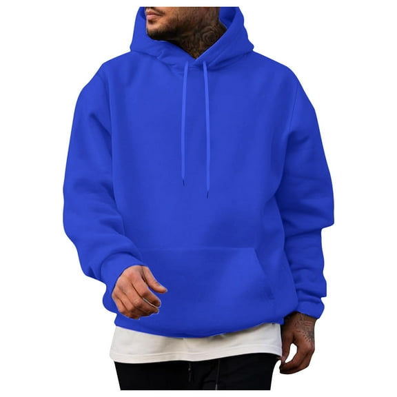 Hoodies For Men Lightweight Mens Sweatshirts Crewneck Men's Fleece Pullover Hoodie Loose Fit Ultra Soft Hooded Sweatshirt With Pockets