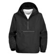 thumbnail image 1 of Hoodies For Men Sevevn Men's Golf Quarter Zip Pullover with Zipper Pockets Track Jackets Lightweight Windbreaker Hiking Hooded Sweatshirt, 1 of 6