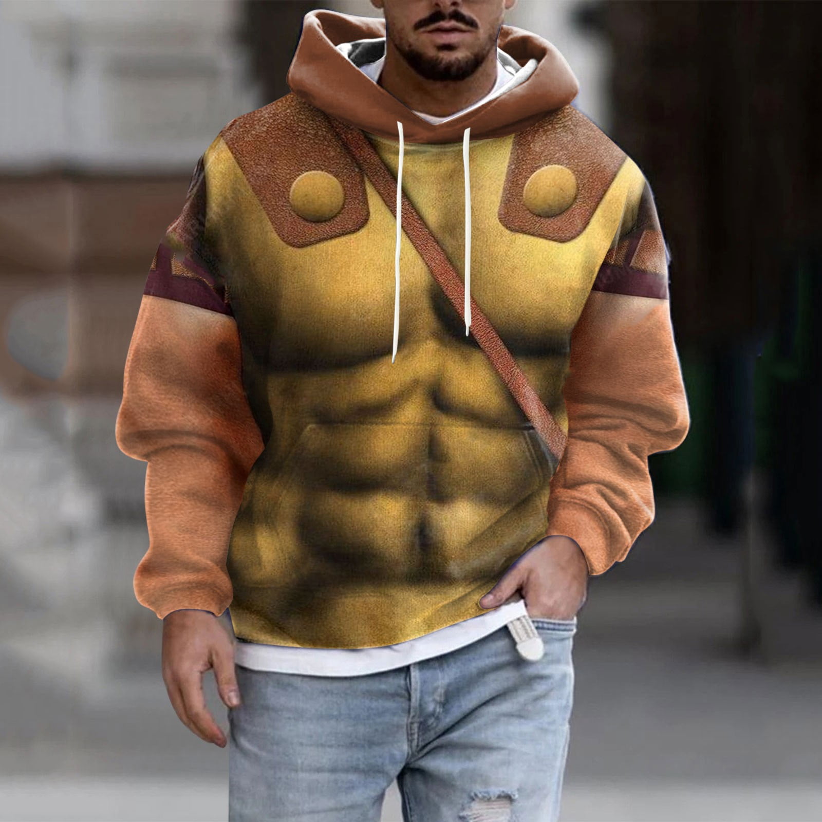 Hoodies For Mens Winter Personalized Gift Retro Gentleman Punk Hoodie  Sweatshirt - Walmart.com