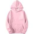 thumbnail image 1 of Hoodies For Women Oversized Fleece Sweatshirts Long Sleeve Casual Hooded Basic Pullover 2024 Fall Outfits Sweater, 1 of 7
