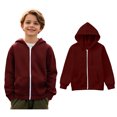 thumbnail image 1 of Hoodies for Girls Kids Full Zipper Hoodies Long Sleeve Soft Sweatshirts Top Warm Fall Winter Clothes Girls Sweatshirts Size 9-10 Years Boys Girls Fashion, 1 of 7