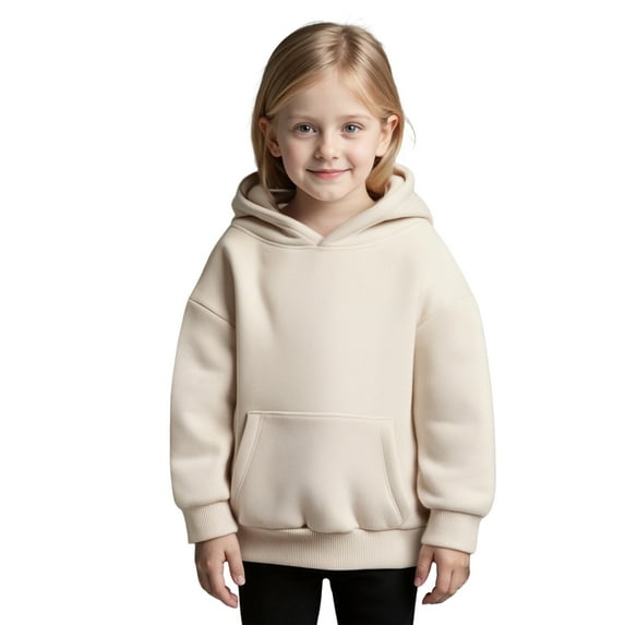Hoodies Khaki Hoodie Casual Long Sleeve Sweatshirts Jackets Warm Fall Winter Clothes r Girl Clothes 4-5 Years Boys Girls Fashion