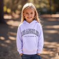 thumbnail image 1 of Hoodies Kids City Name Letter Print Purple Hoodies Long Sleeve Soft Sweatshirts Top Fall Winter Clothes Kids Clothes Girls Size 12-13 Years, 1 of 5