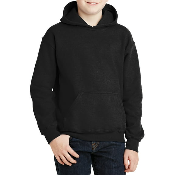 Hoodies for Kids Hoody for Boy Teen Girls Hoody Black Youth Hoodie Kid Pullover Hooded Sweatshirt Size 6-8 10-12 14-16 18-20 - S M L XL - Age 6 to 20 Years Old