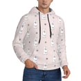 thumbnail image 1 of Hoodies for Men - Abstract Cute Poodle Dog Pink Long Sleeve Comfrt Men'S Fashion Hoodies & Sweatshirts, Sweatshirts for Men Hoodies Pullover Clothing Clothes with Pouch, 1 of 7