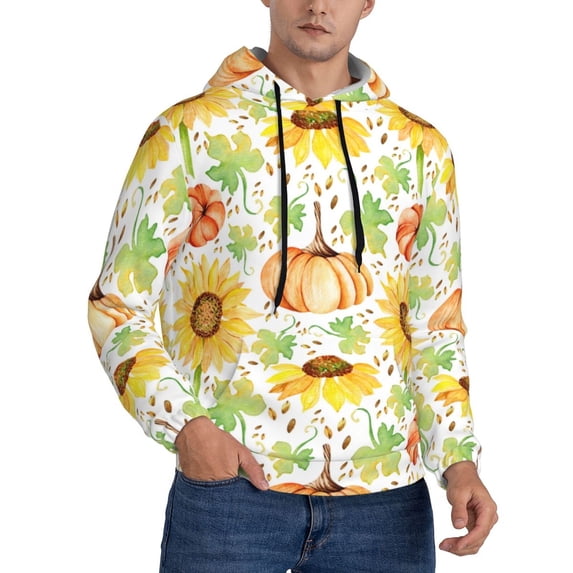 Hoodies for Men - Autumn Theme Long Sleeve Comfrt Men'S Fashion Hoodies & Sweatshirts, Sweatshirts for Men Hoodies Pullover Clothing Clothes with Pouch