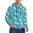 thumbnail image 1 of Hoodies for Men - Blue Hammerhead Shark Long Sleeve Comfrt Men'S Fashion Hoodies & Sweatshirts, Sweatshirts for Men Hoodies Pullover Clothing Clothes with Pouch, 1 of 7