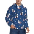 thumbnail image 1 of Hoodies for Men - Cartoon Cute Shark Swim Ring Long Sleeve Comfrt Men'S Fashion Hoodies & Sweatshirts, Sweatshirts for Men Hoodies Pullover Clothing Clothes with Pouch, 1 of 7
