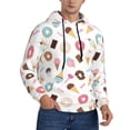 thumbnail image 1 of Hoodies for Men - Cartoon Donut Ice Cream Candy Long Sleeve Comfrt Men'S Fashion Hoodies & Sweatshirts, Sweatshirts for Men Hoodies Pullover Clothing Clothes with Pouch, 1 of 7
