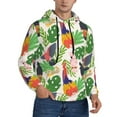 thumbnail image 1 of Hoodies for Men - Cartoon Parrot Cute Plant Long Sleeve Comfrt Men'S Fashion Hoodies & Sweatshirts, Sweatshirts for Men Hoodies Pullover Clothing Clothes with Pouch, 1 of 7