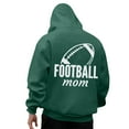 thumbnail image 1 of Hoodies for Men Casual Football Game Theme Print Loose Pullover Long Sleeve Hooded Sweatshirt Comfortable Warm Fall Winter Daily Wear Mens Sweatshirts Dark Green XXL, 1 of 5