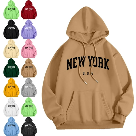 Hoodies For Men Casual Shirts Solid Color Print Long Sleeve Cotton Hooded Collar Drawstring Hoodies Pullover Sweatshirts Orkout, Walking, Gym Fitness Sweatshirts for Men
