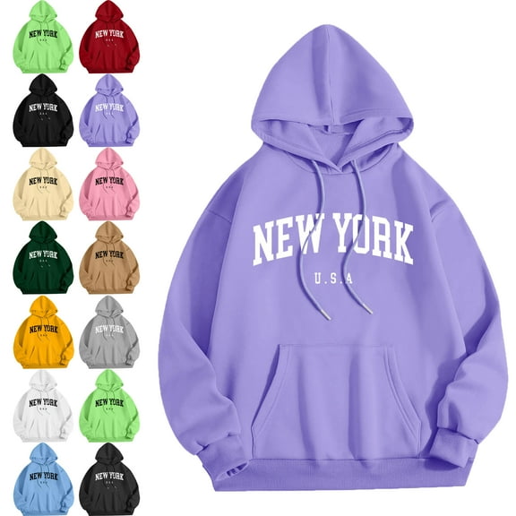 Hoodies For Men Casual Shirts Solid Color Print Long Sleeve Cotton Hooded Collar Drawstring Hoodies Pullover Sweatshirts Orkout, Walking, Gym Fitness Sweatshirts for Men