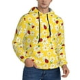 thumbnail image 1 of Hoodies for Men - Chamomile And Ladybug Long Sleeve Comfrt Men'S Fashion Hoodies & Sweatshirts, Sweatshirts for Men Hoodies Pullover Clothing Clothes with Pouch, 1 of 7