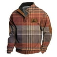 thumbnail image 1 of Hoodies for Men Christmas Buckle Sweatshirt Men's 3D Print Autumn Winter Printed Sweatshirt 2xl 6lack Hoodie Men Fall Hoodies Mens Long Sleeve Zipper Fuzzy Slipper No Orange S, 1 of 2