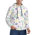 thumbnail image 1 of Hoodies for Men - Colorful Spotty circular Long Sleeve Comfrt Men'S Fashion Hoodies & Sweatshirts, Sweatshirts for Men Hoodies Pullover Clothing Clothes with Pouch, 1 of 7