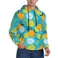 thumbnail image 1 of Hoodies for Men - Cute Orange Yellow Lemon Long Sleeve Comfrt Men'S Fashion Hoodies & Sweatshirts, Sweatshirts for Men Hoodies Pullover Clothing Clothes with Pouch, 1 of 7