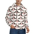 thumbnail image 1 of Hoodies for Men - Dachshund And Hearts Long Sleeve Comfrt Men'S Fashion Hoodies & Sweatshirts, Sweatshirts for Men Hoodies Pullover Clothing Clothes with Pouch, 1 of 7