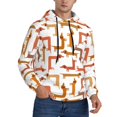 thumbnail image 1 of Hoodies for Men - Dachshund Dog Puppy No.1063 Long Sleeve Comfrt Men'S Fashion Hoodies & Sweatshirts, Sweatshirts for Men Hoodies Pullover Clothing Clothes with Pouch, 1 of 7
