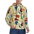 thumbnail image 1 of Hoodies for Men - Different Kind Of Guitars Long Sleeve Comfrt Men'S Fashion Hoodies & Sweatshirts, Sweatshirts for Men Hoodies Pullover Clothing Clothes with Pouch, 1 of 7