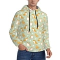 thumbnail image 1 of Hoodies for Men - Dog And Flower Long Sleeve Comfrt Men'S Fashion Hoodies & Sweatshirts, Sweatshirts for Men Hoodies Pullover Clothing Clothes with Pouch, 1 of 7