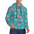 thumbnail image 1 of Hoodies for Men - Flip flop starfish shells Long Sleeve Comfrt Men'S Fashion Hoodies & Sweatshirts, Sweatshirts for Men Hoodies Pullover Clothing Clothes with Pouch, 1 of 7